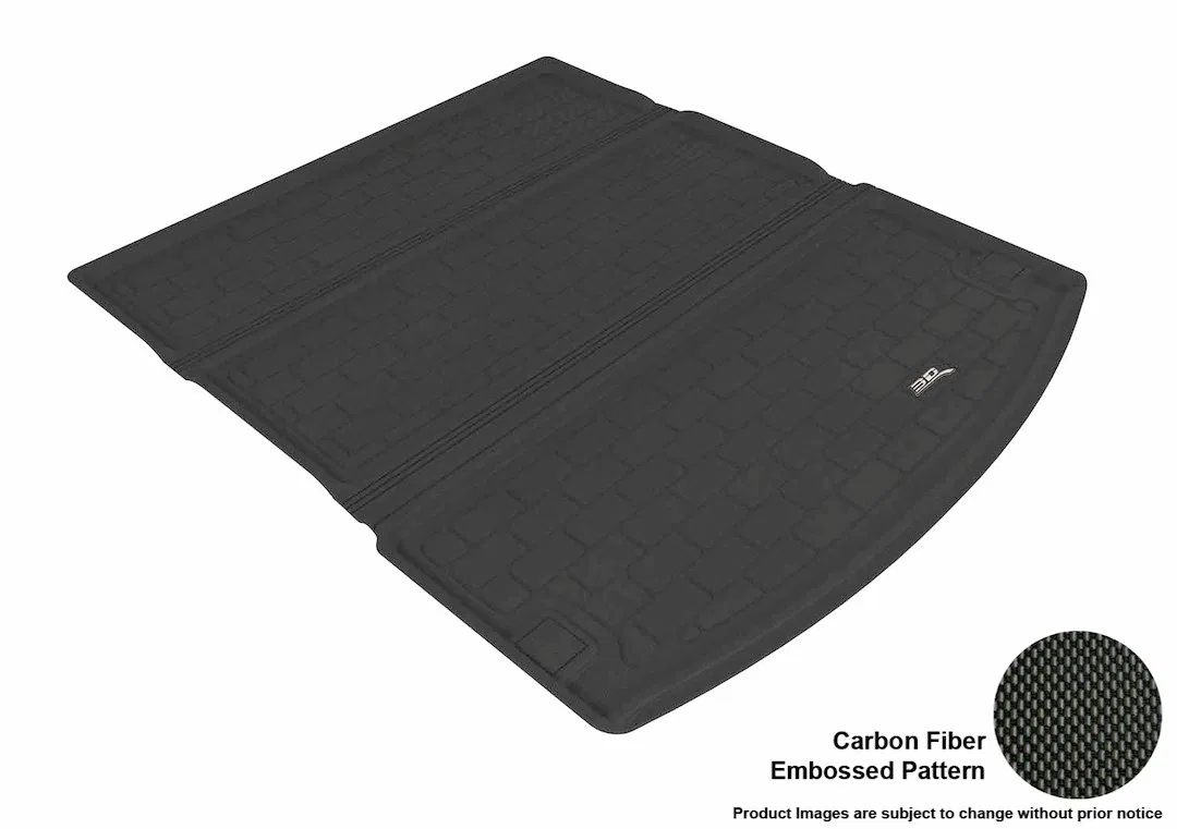 M1DG0071309 – 3D MATS/U-AC Cargo Area Liner, Black Direct Fit Raised Edge Thermoplastic Rubber Of Carbon Fiber Textur...